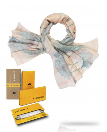 Палантин Женский SN40-GINKO/PECHE